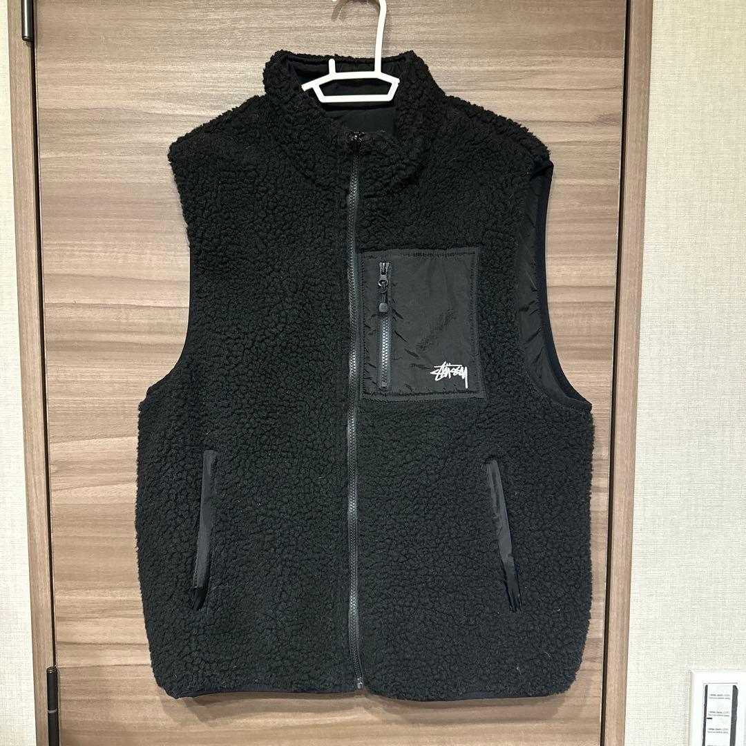 Stussy ボアベスト ブラック 楽天市場】ステューシー STUSSY ジャケット メンズ Block Sherpa