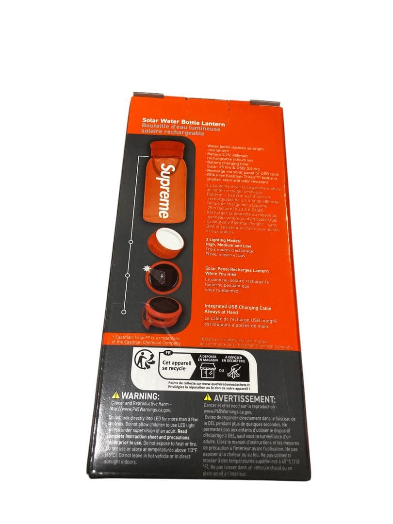 弁当箱・水筒 Supreme x SOL Water Bottle Lantern \"Red\"