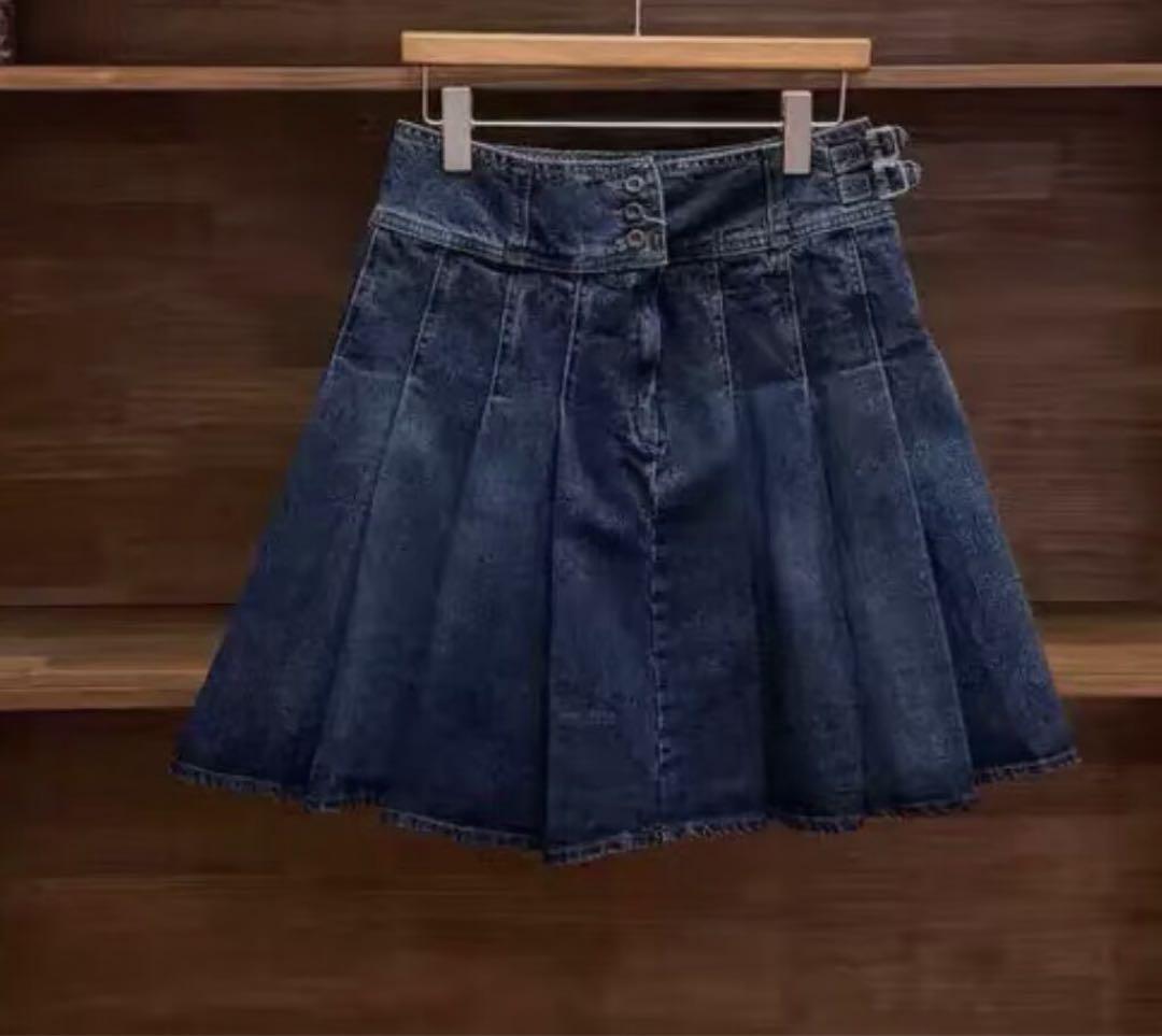 COYSEIO コイッセイオ DEEP DENIM PLEATS SKIRT 卸売り