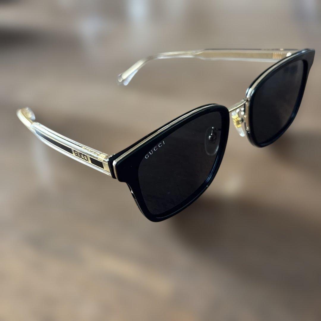 GUCCI スクエア型サングラス ブラック スクエア サングラス ・ブラック | GUCCI公式