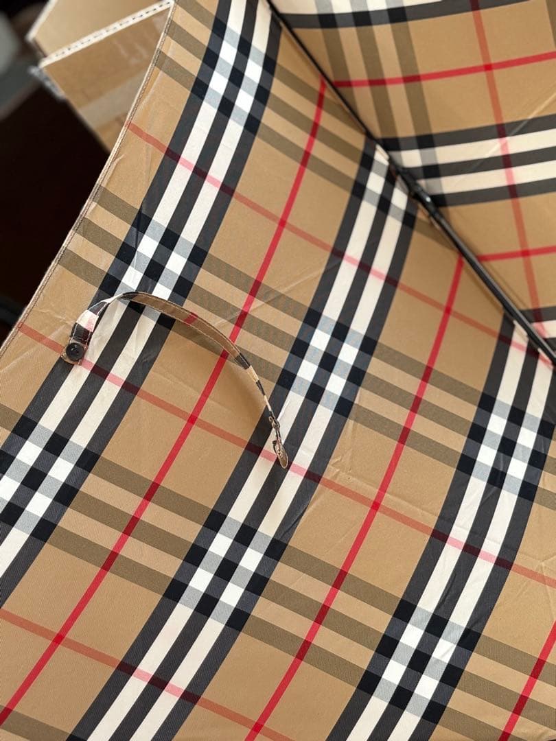 BURBERRY バーバリー ノバチェック 折りたたみ傘 チェック柄 - メルカリ