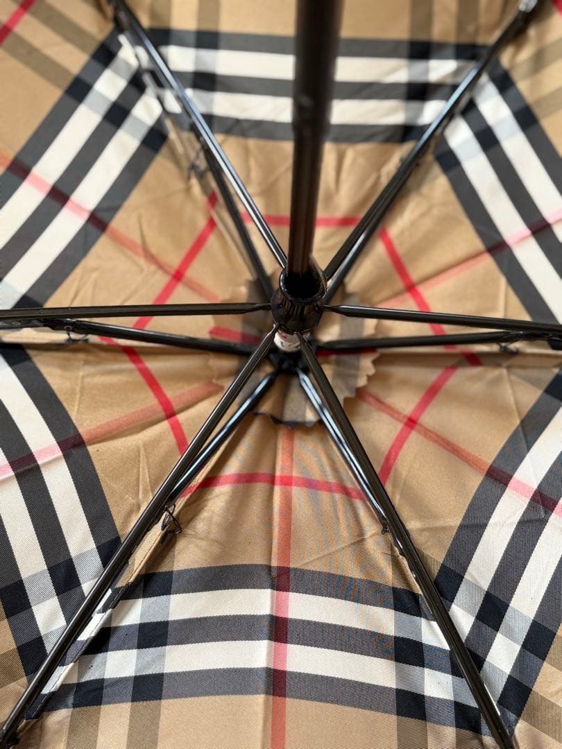 BURBERRY バーバリー ノバチェック 折りたたみ傘 チェック柄 - メルカリ