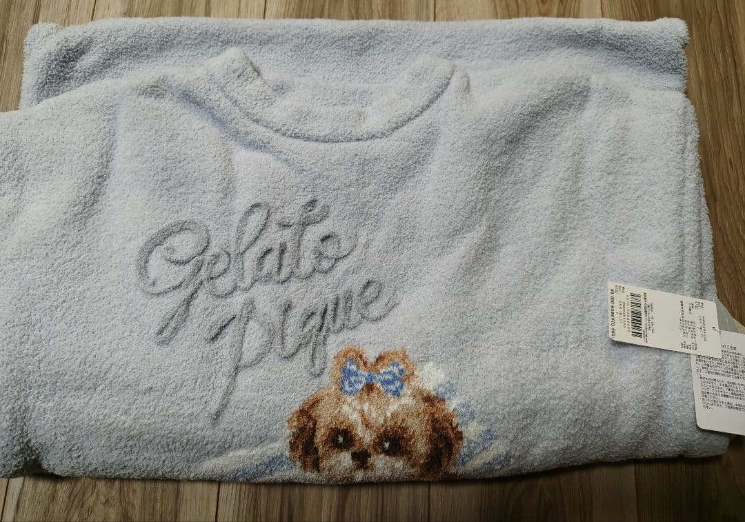 ジェラート ピケ☆シーズージャガードワンピース 新品ブルー 正規品