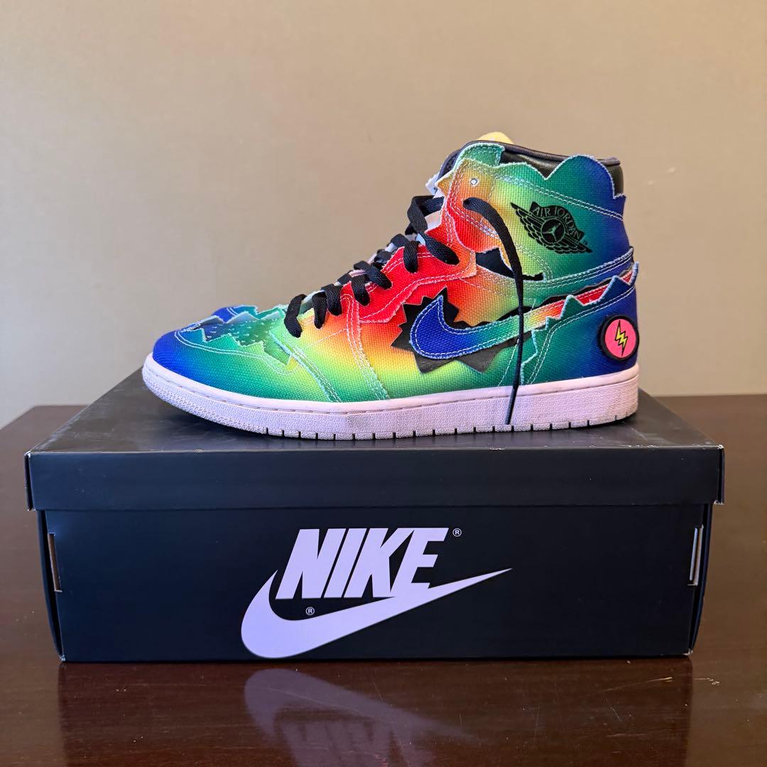J Balvin × Air Jordan1 High OG \"Rainbow\"
