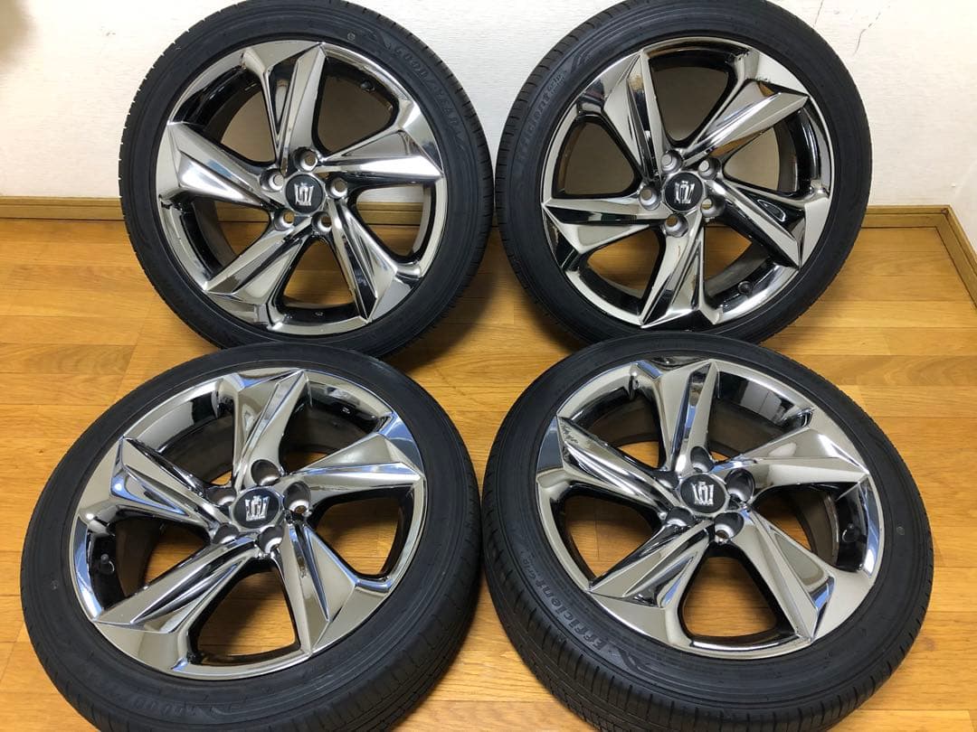 220系 クラウンRS 純正ホイール 18インチ スパッタリング スパッタリング】トヨタ 220 クラウン RS 純正 18in 8J +45 PCD114.3 1