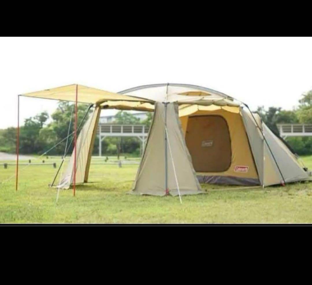 Coleman】限定カラー✨ ラウンドスクリーン2ルームハウス オリーブ