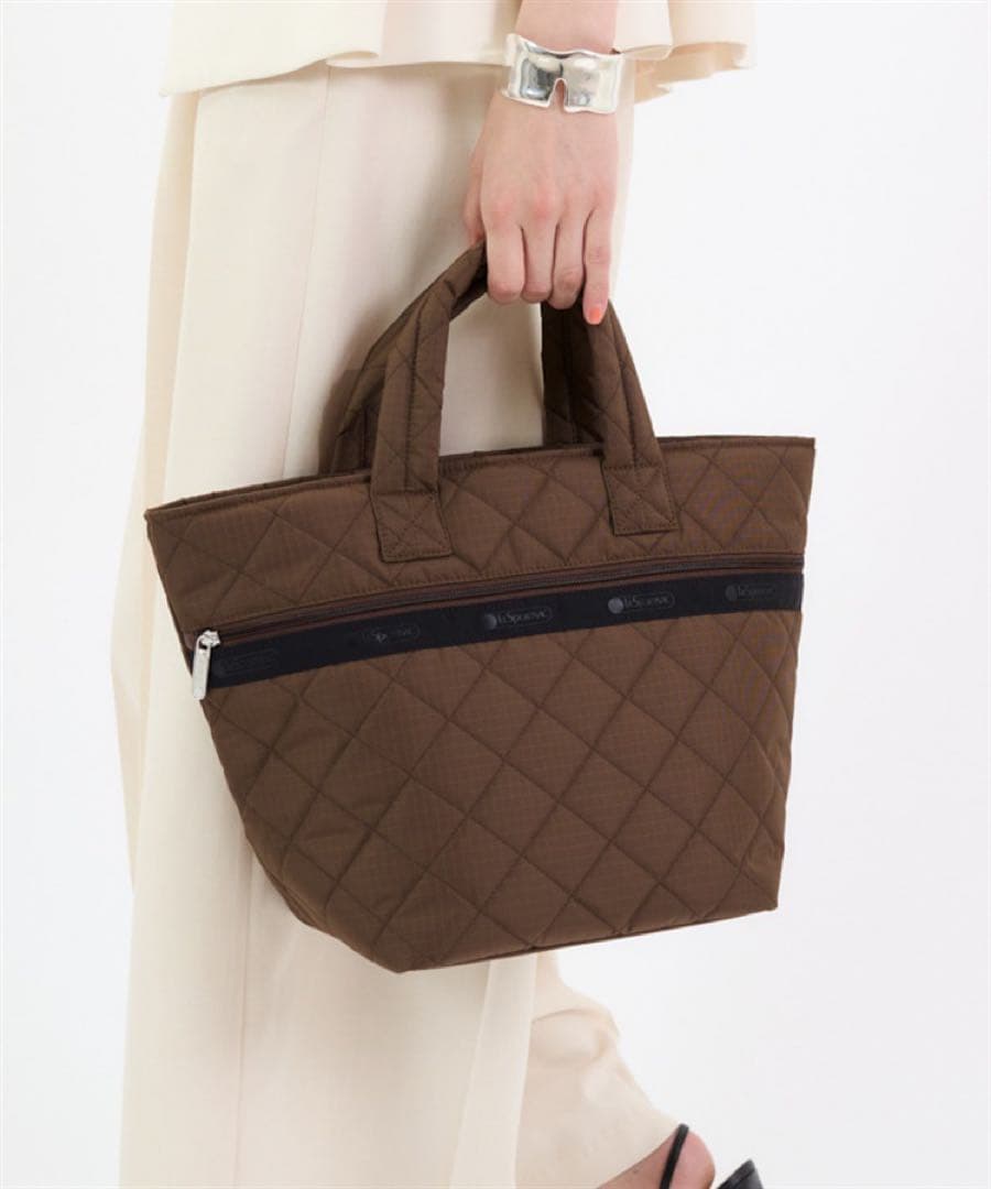 レスポートサック 神崎恵 コラボ ミディアムマルチトート ブラウン