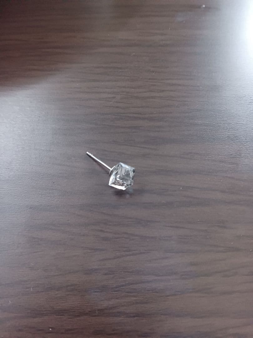 クリスタルカット シルバー925 ピアス(片耳用) Binich（ビニッチ） シルバー925 ミスティッククオーツ ピアス メンズ