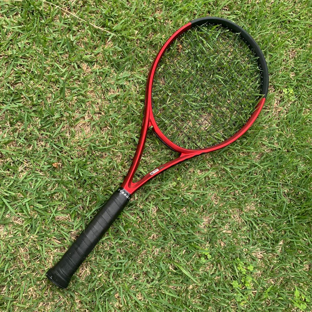 Wilson CLASH テニスラケット 赤と黒 - メルカリ