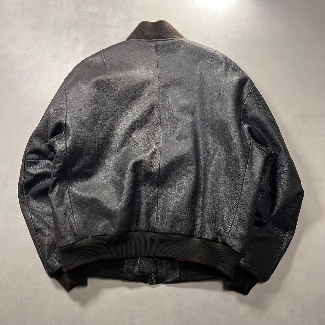 ◎80s CHEVIGNON レザー ボンバージャケット MA-1 90s - メルカリ