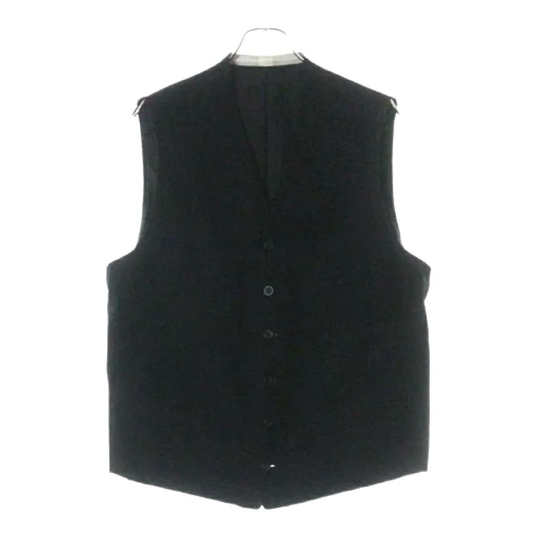 Yohji Yamamoto 94AW ウールベスト HB-V10-103 yohji yamamoto - pour homme ピークドWV目釦 / HD-V04-100 | ALUBUS