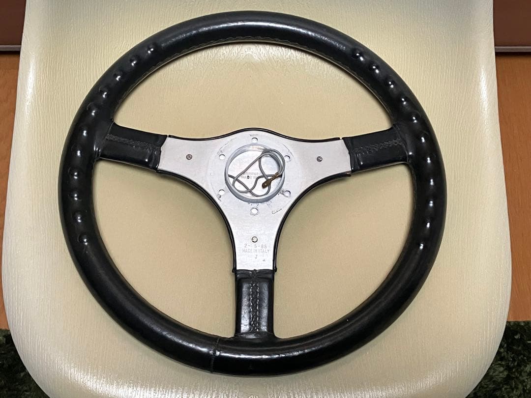 当時物】MAZDAロゴ付 イタルボランテ ステアリング フォーメル 36 φ