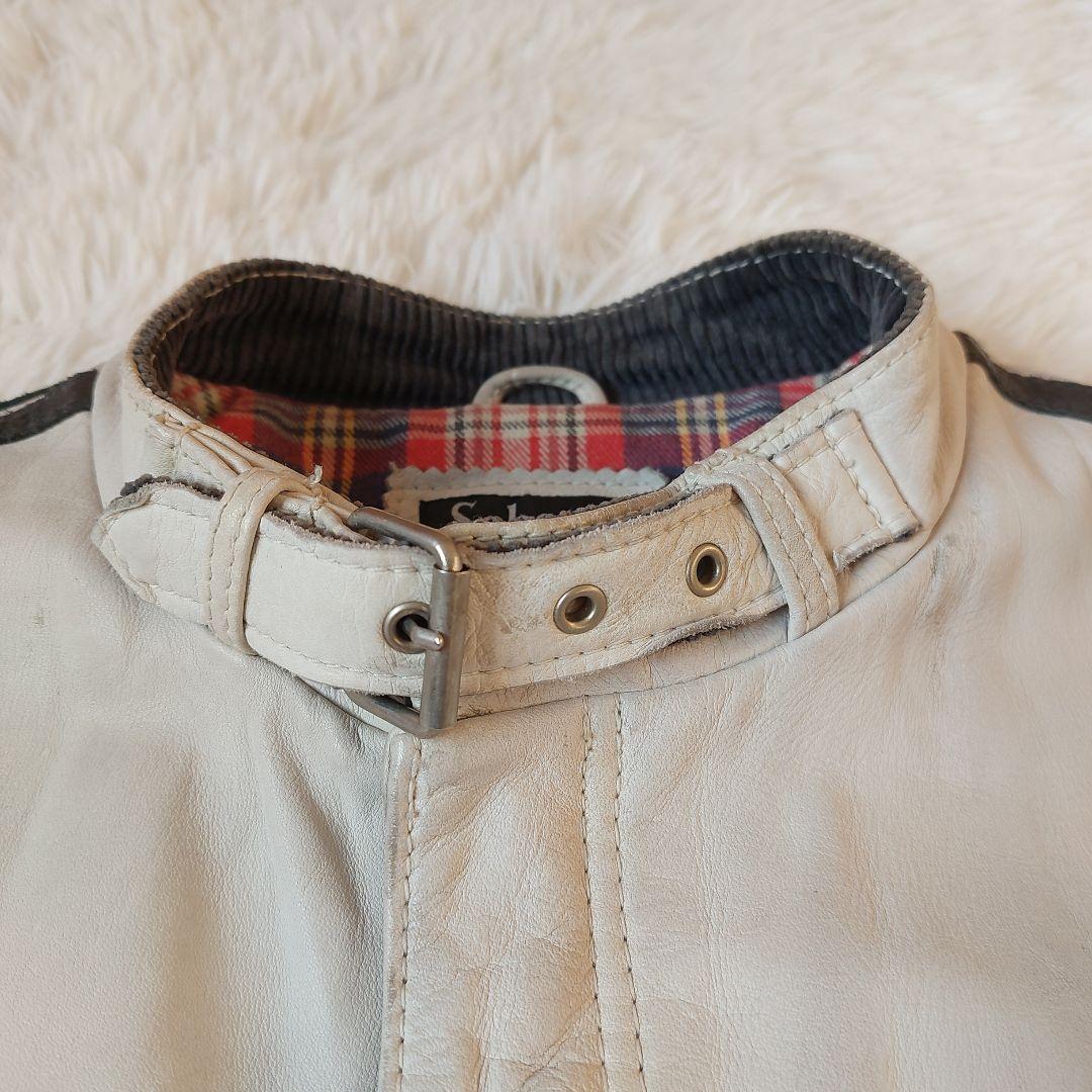 Schott CLASSIC RACER Single Riders White - メルカリ