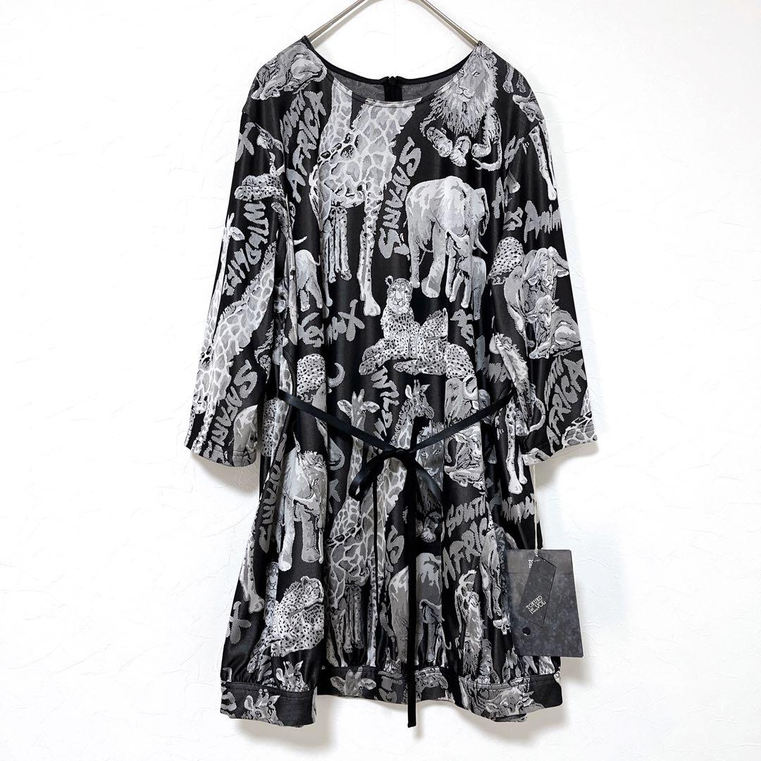 トクコプルミエヴォル【新品】チュニックブラウス アニマル柄 サファリ