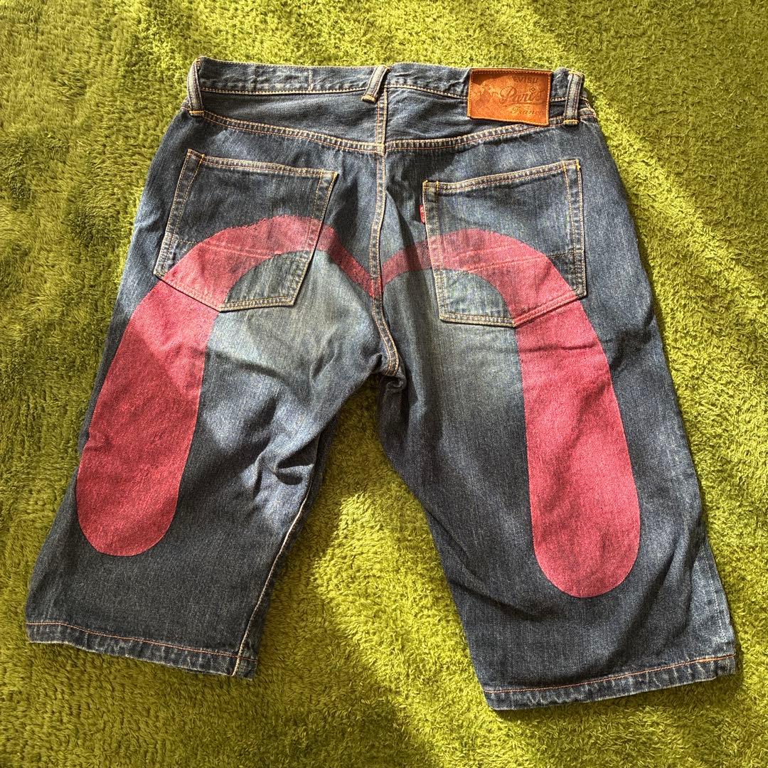 micchan様 EVISU エビス デニム ハーフパンツ 34サイズ - メルカリ