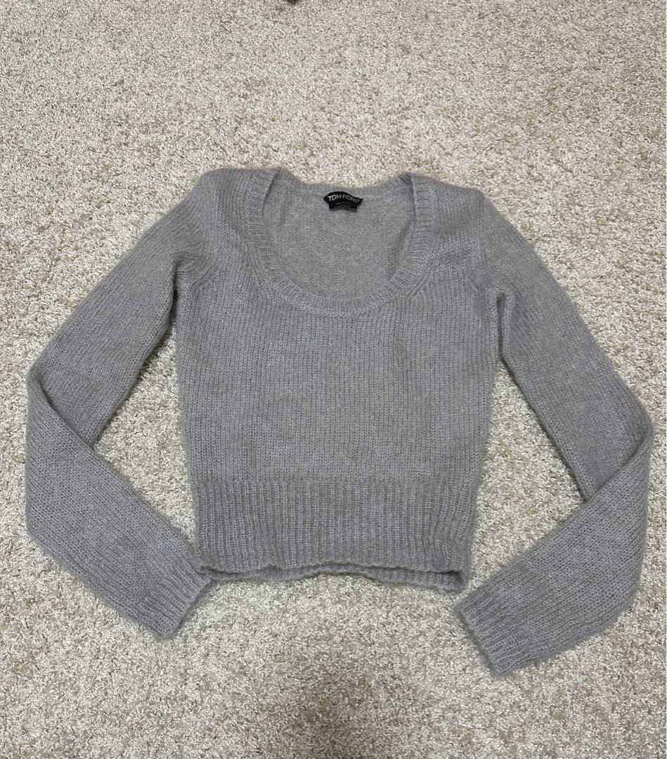 TOM FORD グレー ニット トムフォード セーター