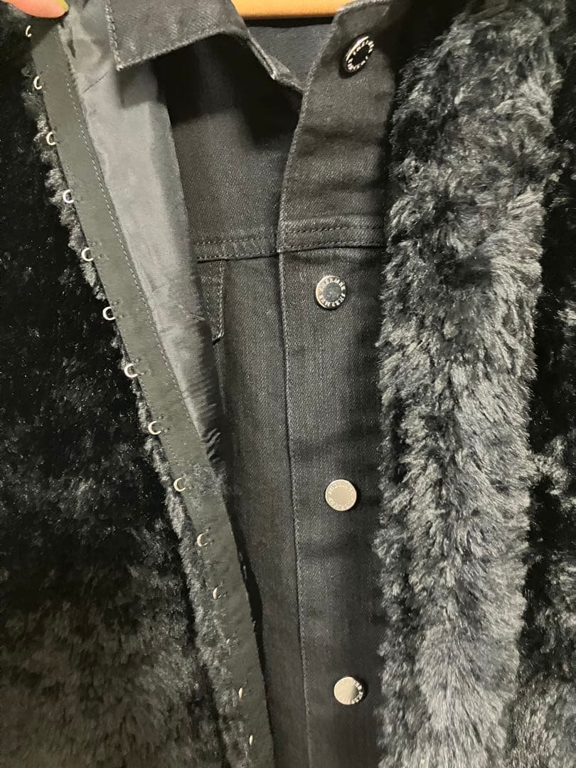 《SHERMER》シャーマー　ファーベスト付きGジャン　美品