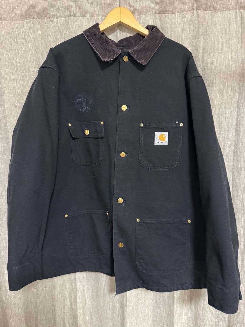 carhartt カーハート ミシガンチョアコート ブラック USA製 - メルカリ