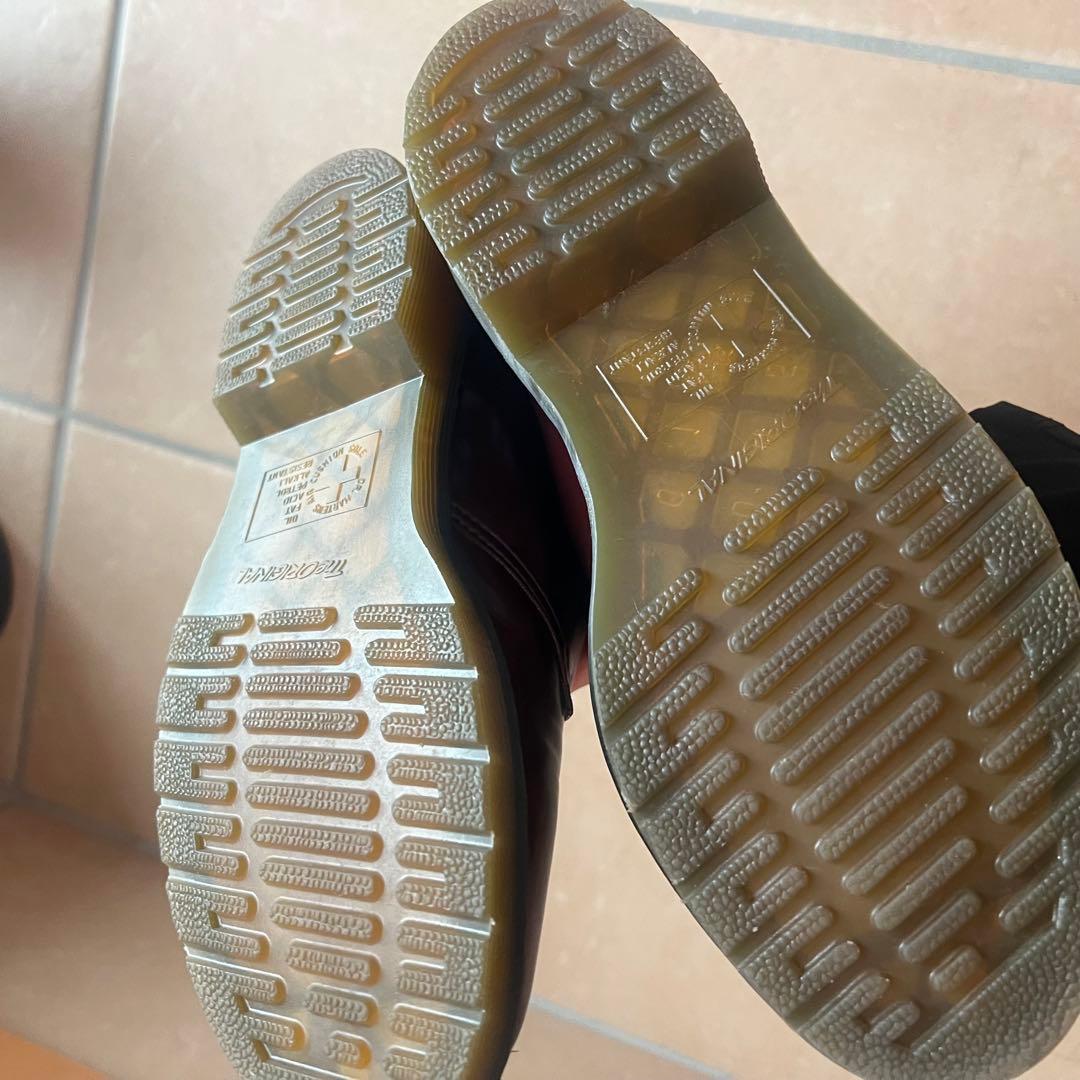 交渉中_YUROMARO様］dr.martin ヴィーガンレザー UK5 - メルカリ