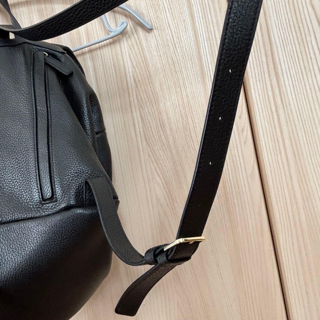 美品】Agnes b. アニエスベー レザー リュック 本革 レディース 黒