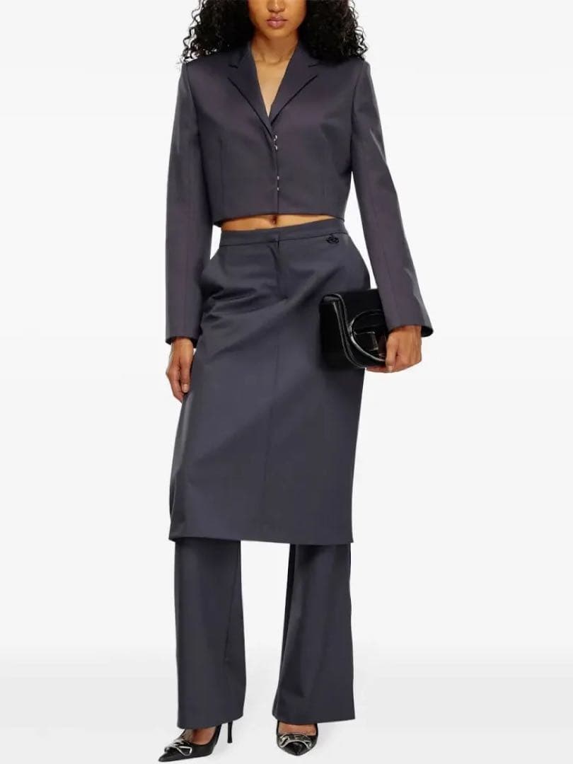 ジャケット・アウター Diesel G-Milla cropped blazer DIESEL G Milla P1 Cropped Blazer - Black | Garmentory