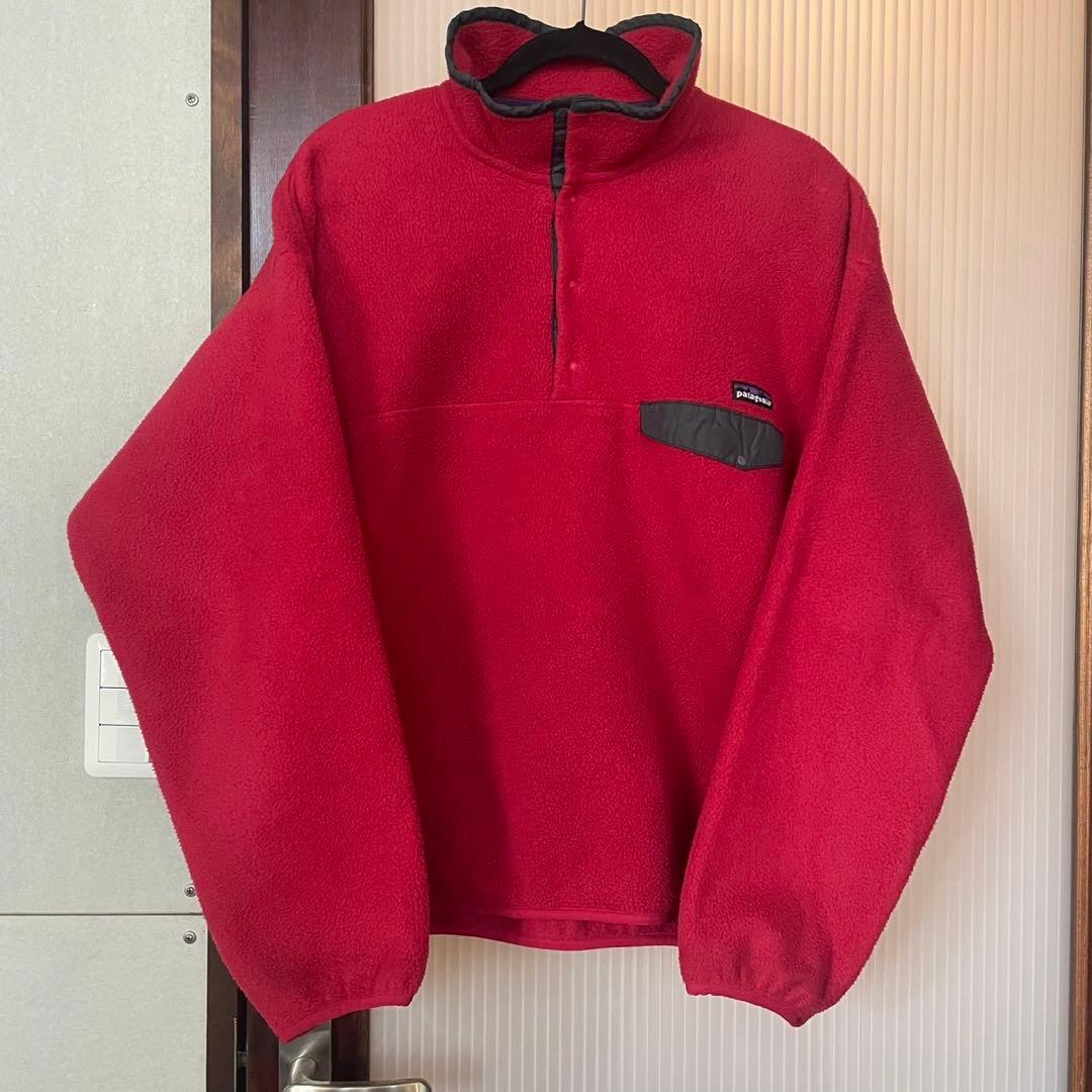 90s USA製 Patagonia パタゴニア シンチラ Lサイズ 赤 - メルカリ