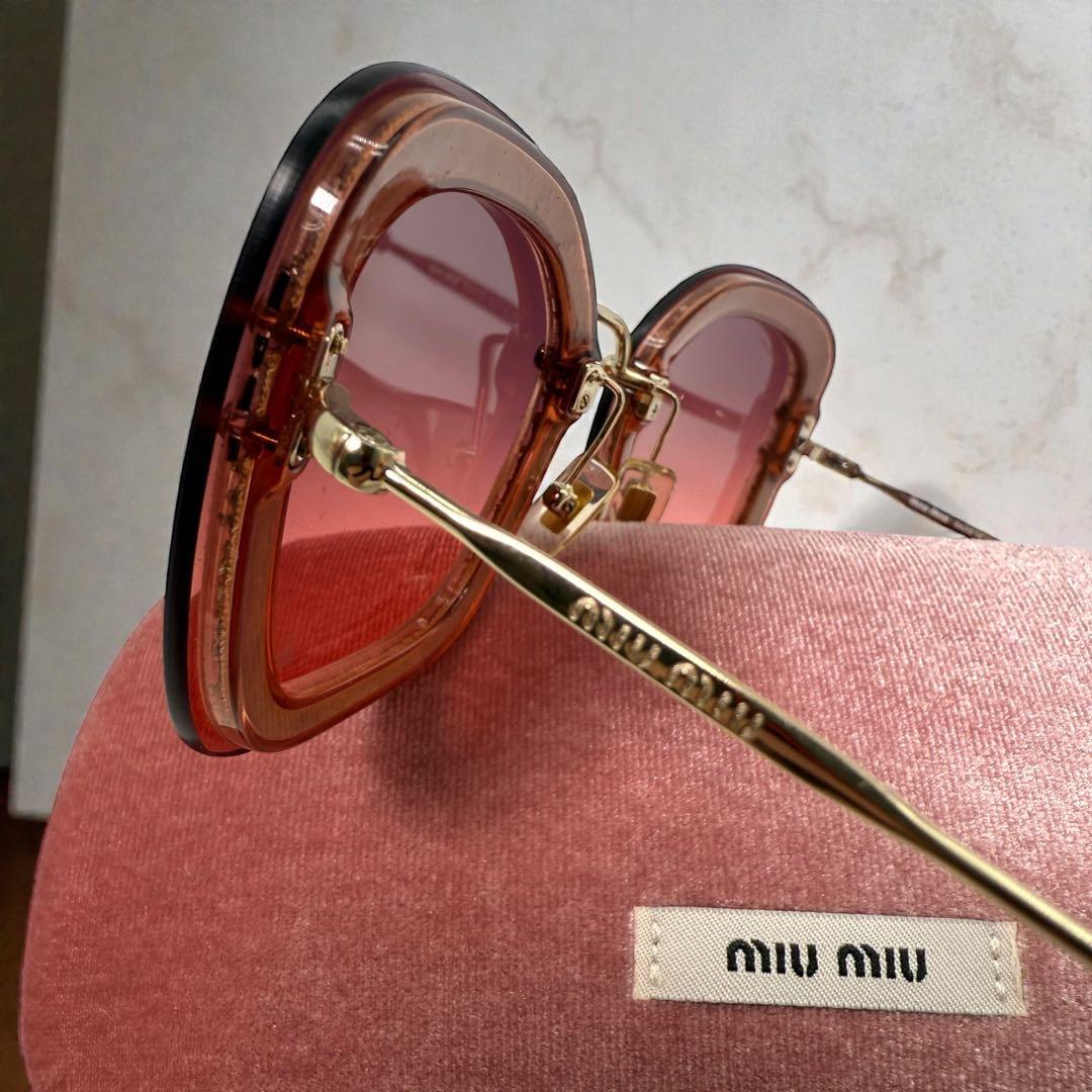 《入手困難》miumiu ミューミュー サングラス バタフライ ケース 箱付き