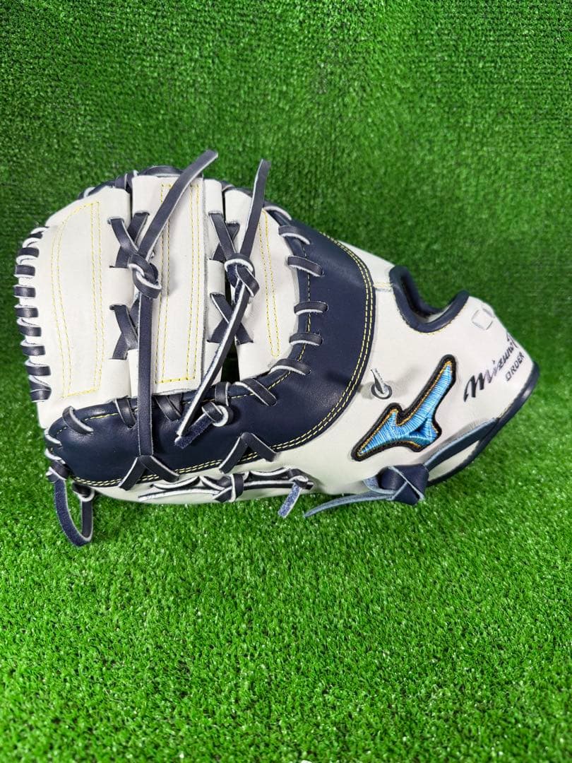 ミズノプロ 軟式オーダー ファーストミット ダイバーシティブルー 左