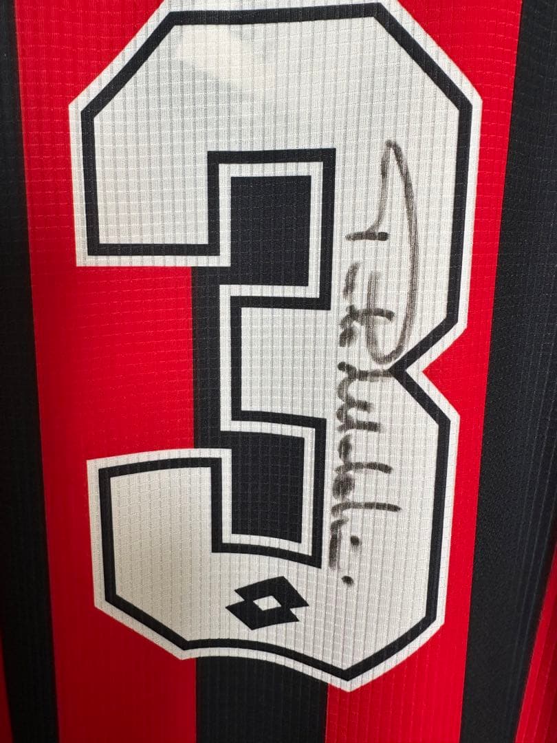 パオロ・マルディーニ 直筆サイン入り ユニフォーム ACミラン - メルカリ