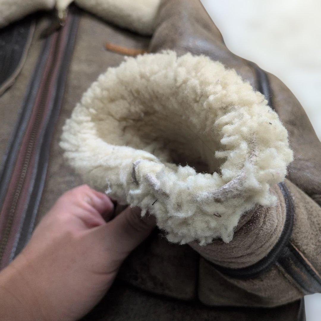 超良品 AVIREX B-3 38 リアルムートン ボア 胸タグ L〜XL - メルカリ