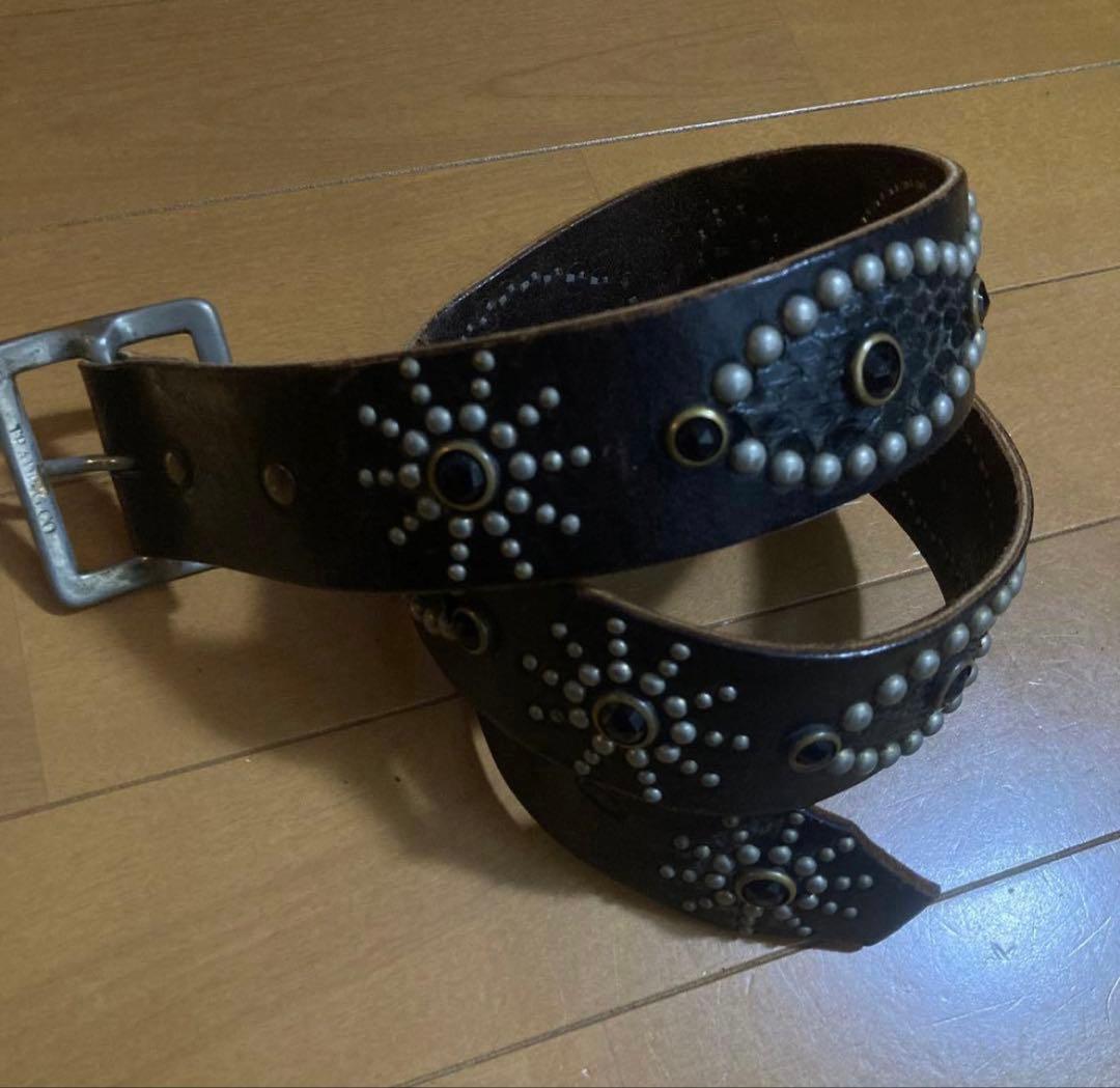 HTCピーナッツオーバーレイベルト・ブラックレザー・32 クロコ