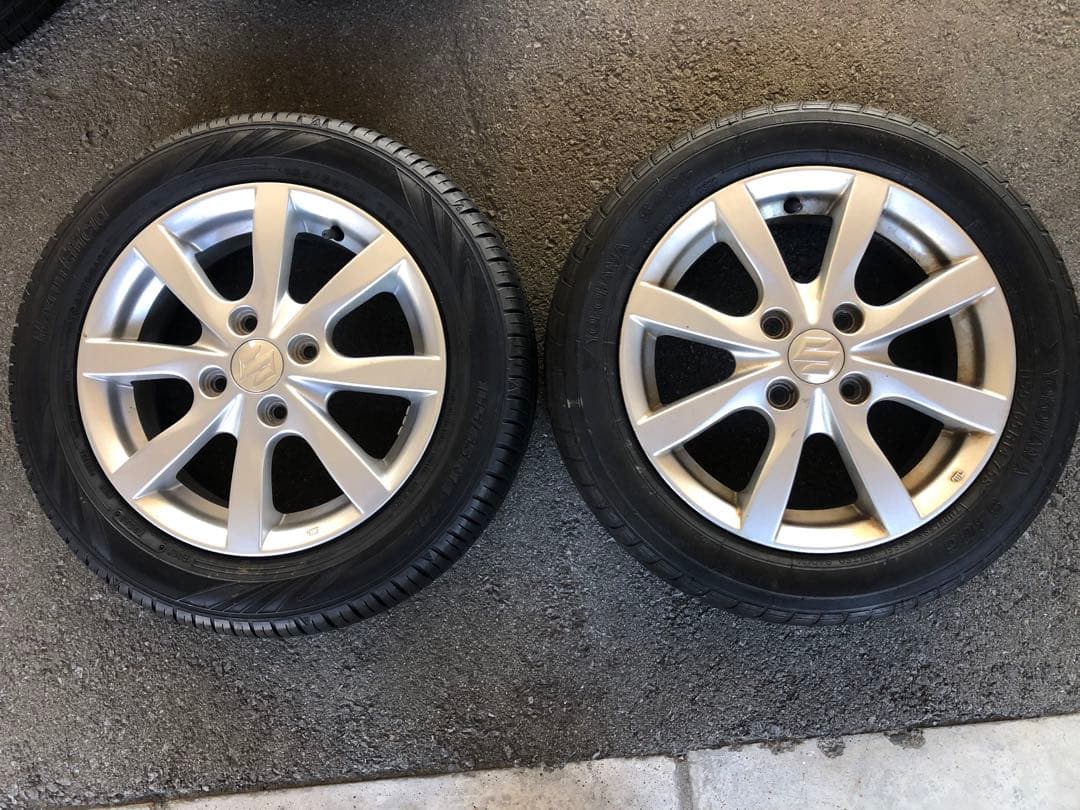 14 インチアルミホイール&タイヤ2本セット ① 楽天市場】14インチ アルミホイール セットの通販