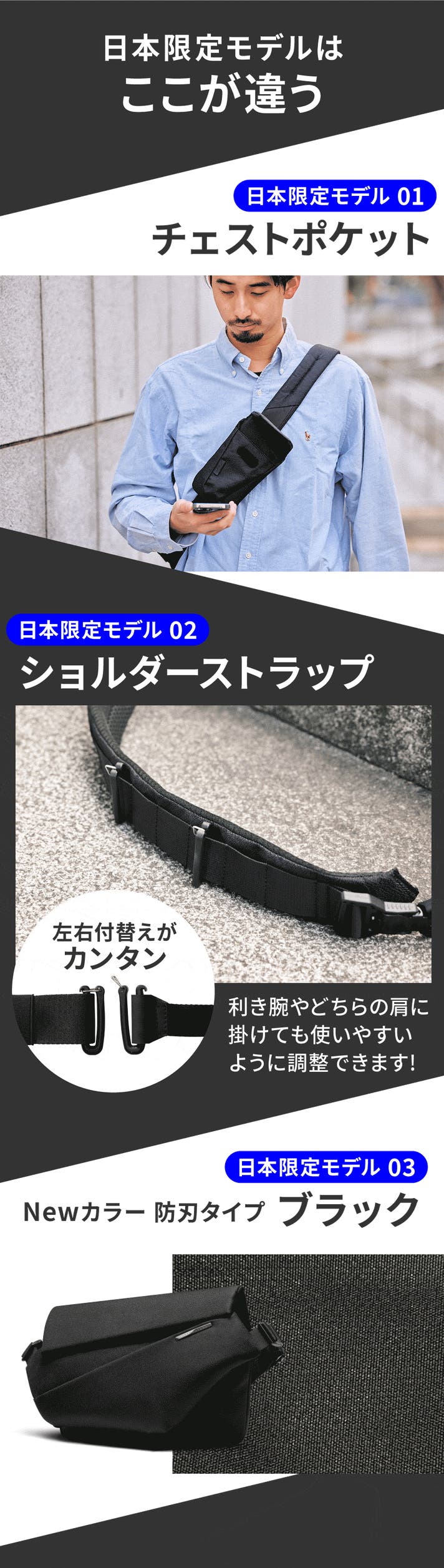 14インチPC、ペットボトルまで収納！拡張型スリング｜NIID MEGA PRO