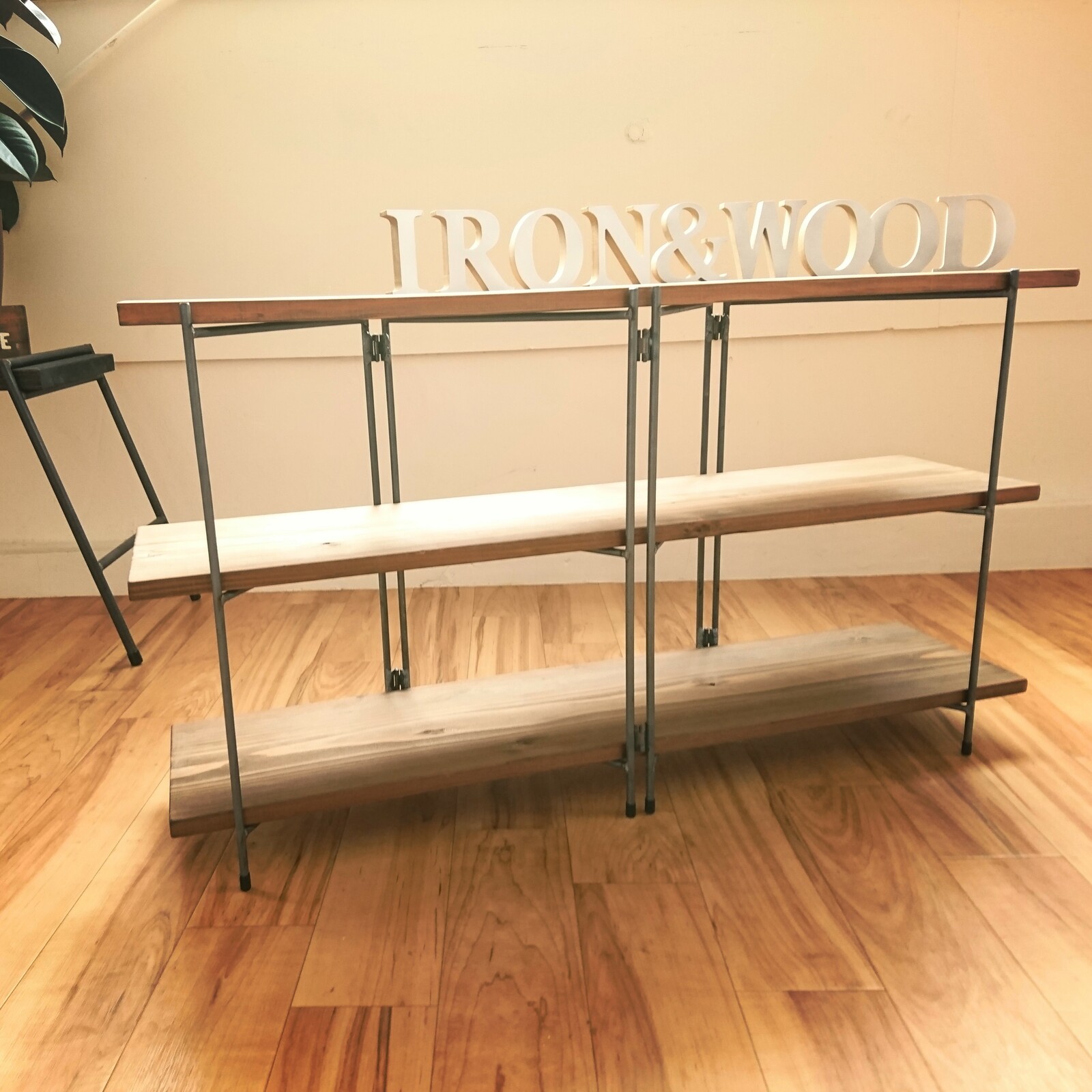 □□折りたたみ アイアン家具□□ / 出展棚 / フリマ マルシェ