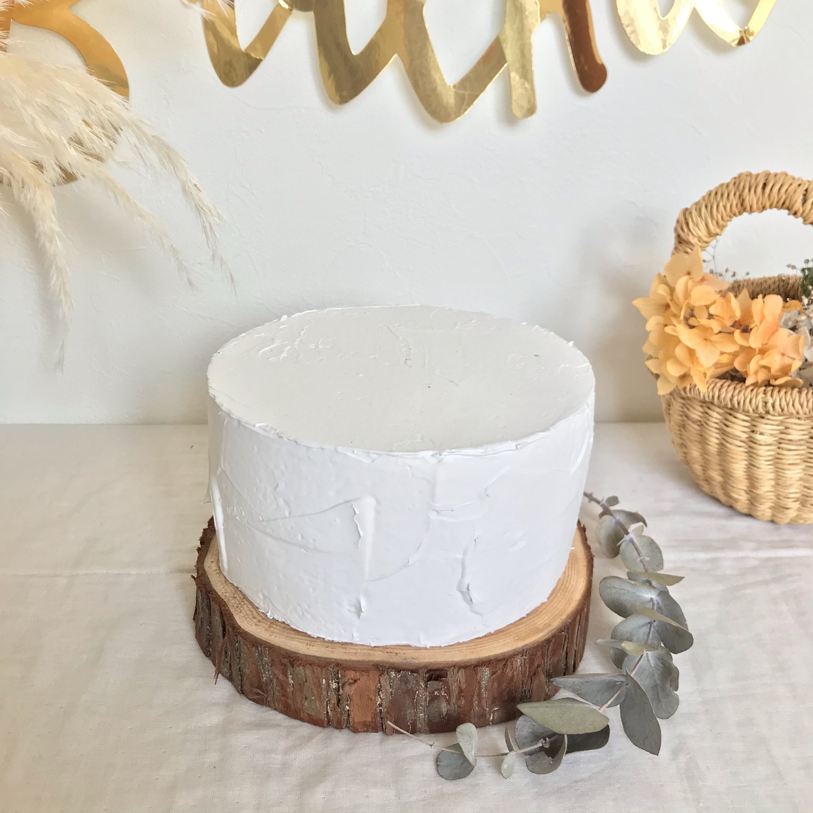 5号サイズ クレイケーキ 土台 ウェディング 誕生日 発泡スチロール