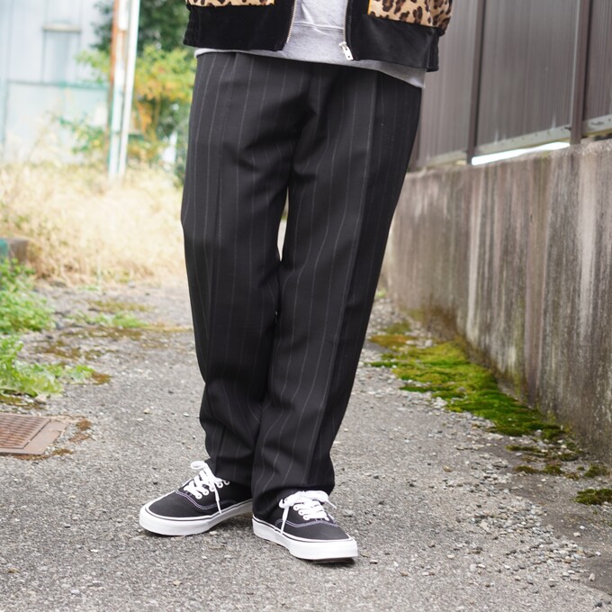 ワコマリア スラックス タイプ2 サイズL PLEATED TROUSERS ( TYPE-2