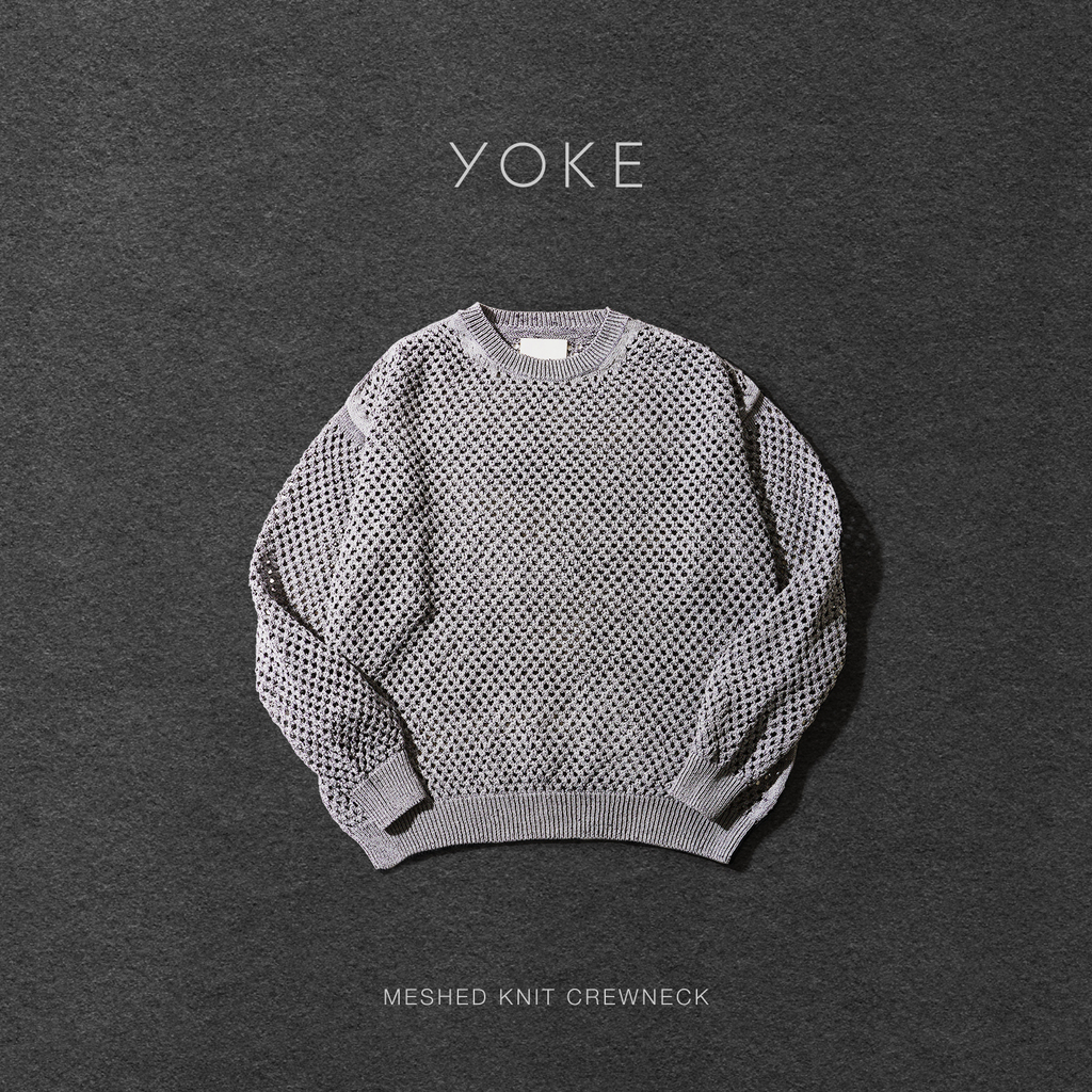 YOKE 】MESHED KNIT CREWNECK 別注カラー発売のお知らせ / スタッフ