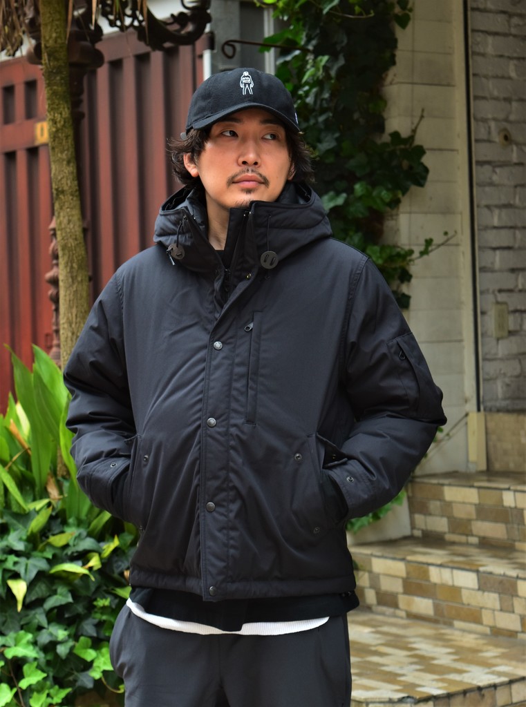 さっそくスタイリング！パープルレーベルのショートダウン