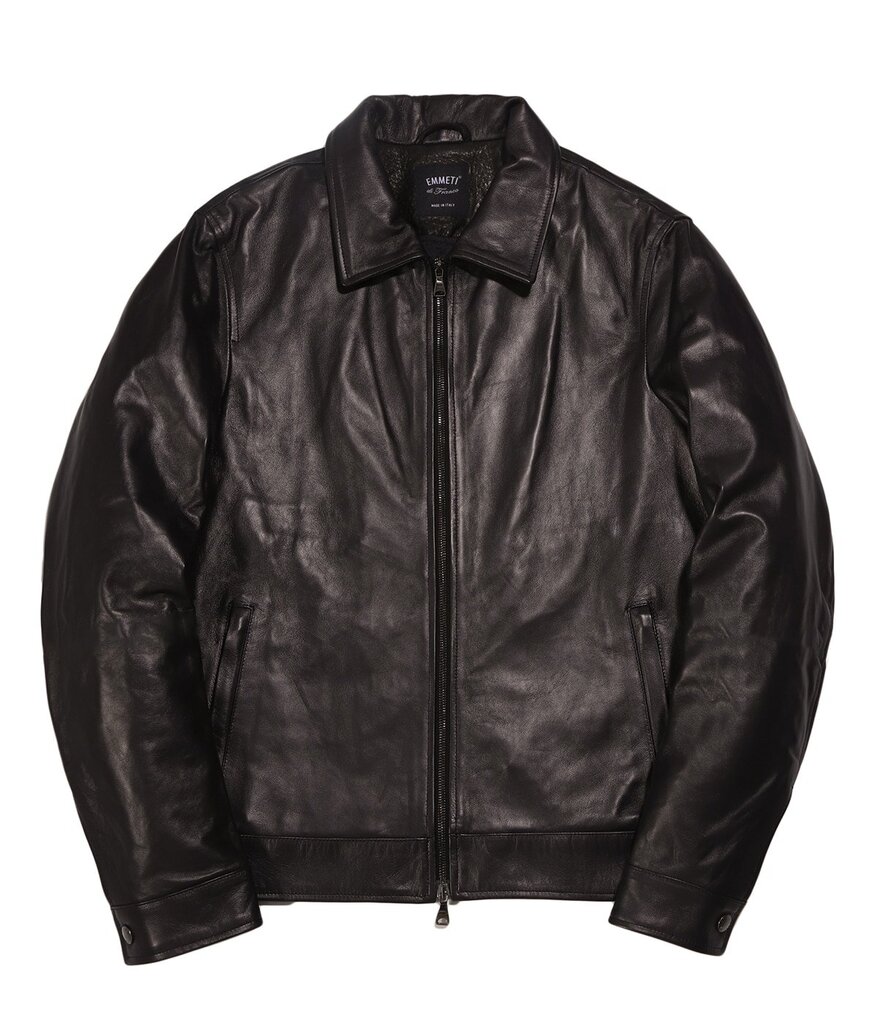 EMMETI(エンメティ) 別注JURICK 襟付きシングルライダース発売