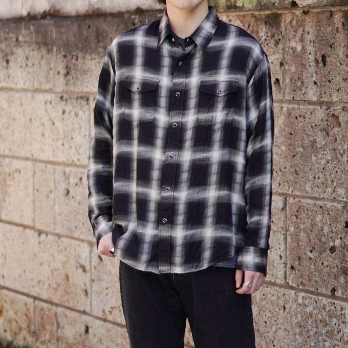 MINEDENIM（マインデニム）】今着たいオンブレチェックシャツ