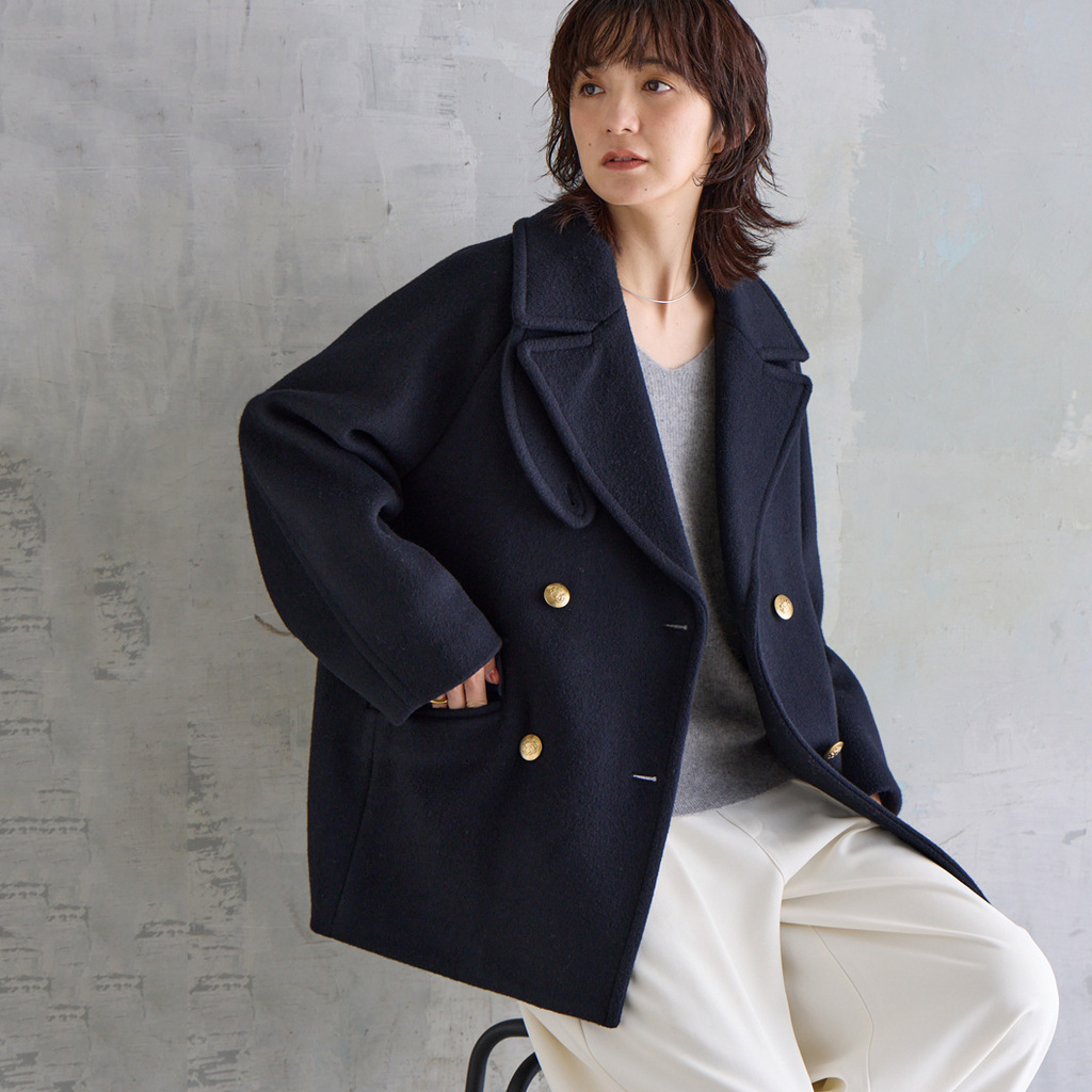 大人女性に向けた定番の一着】ラグランPコート - RIVE DROITE