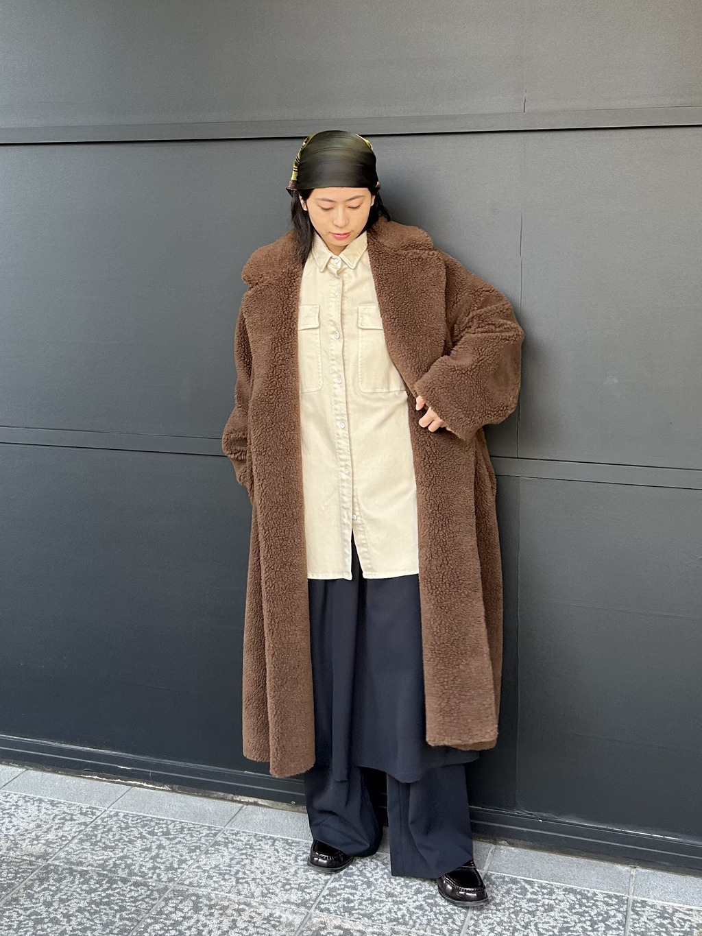 3日間コーデ】HAUNT大人気ボアコート・ボアストールを着比べ