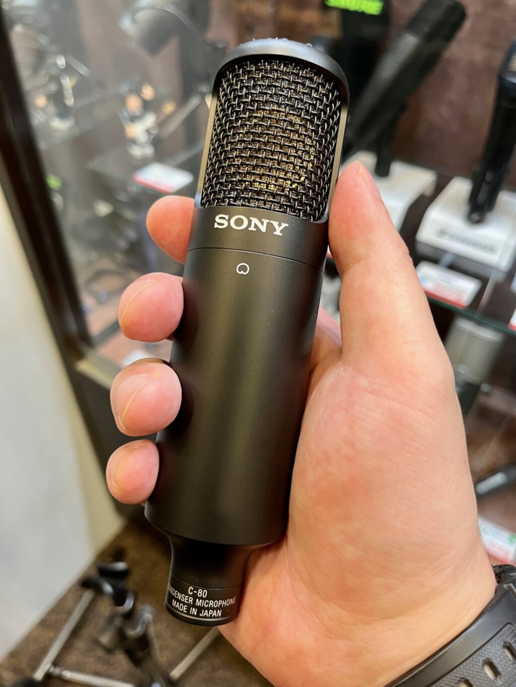 SONY C-80(単一指向性コンデンサーマイク)2022/12/12 イケベ楽器店