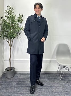 金のスーツ 紺シャドー スリム JUNKO SHIMADA JS homme ブ【AOKI