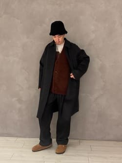 シャギー モヘヤ Vネック カーディガン