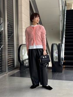 SACRA＞レザーライク パンツ