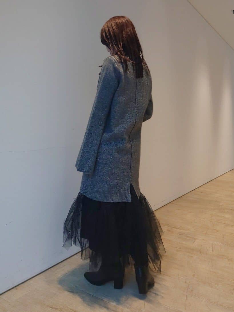 スタッフコーディネート】〈大草さんコラボ〉ラメワンピ+チュール