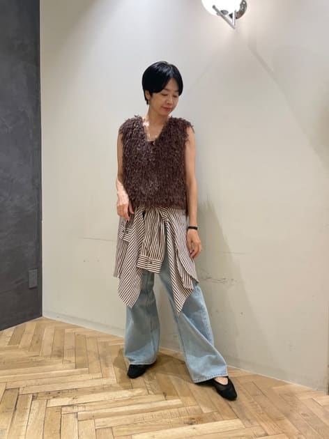 スタッフコーディネート】フリル羽織ブラウス｜madoka｜CADUNE｜【公式