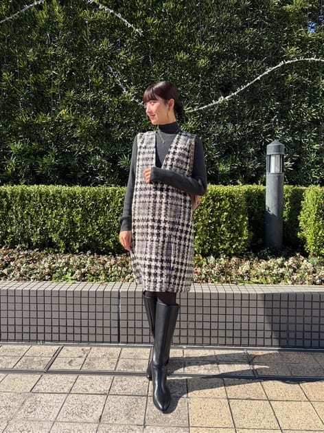 スタッフコーディネート】【接結フェザーニット】｜shion｜CADUNE