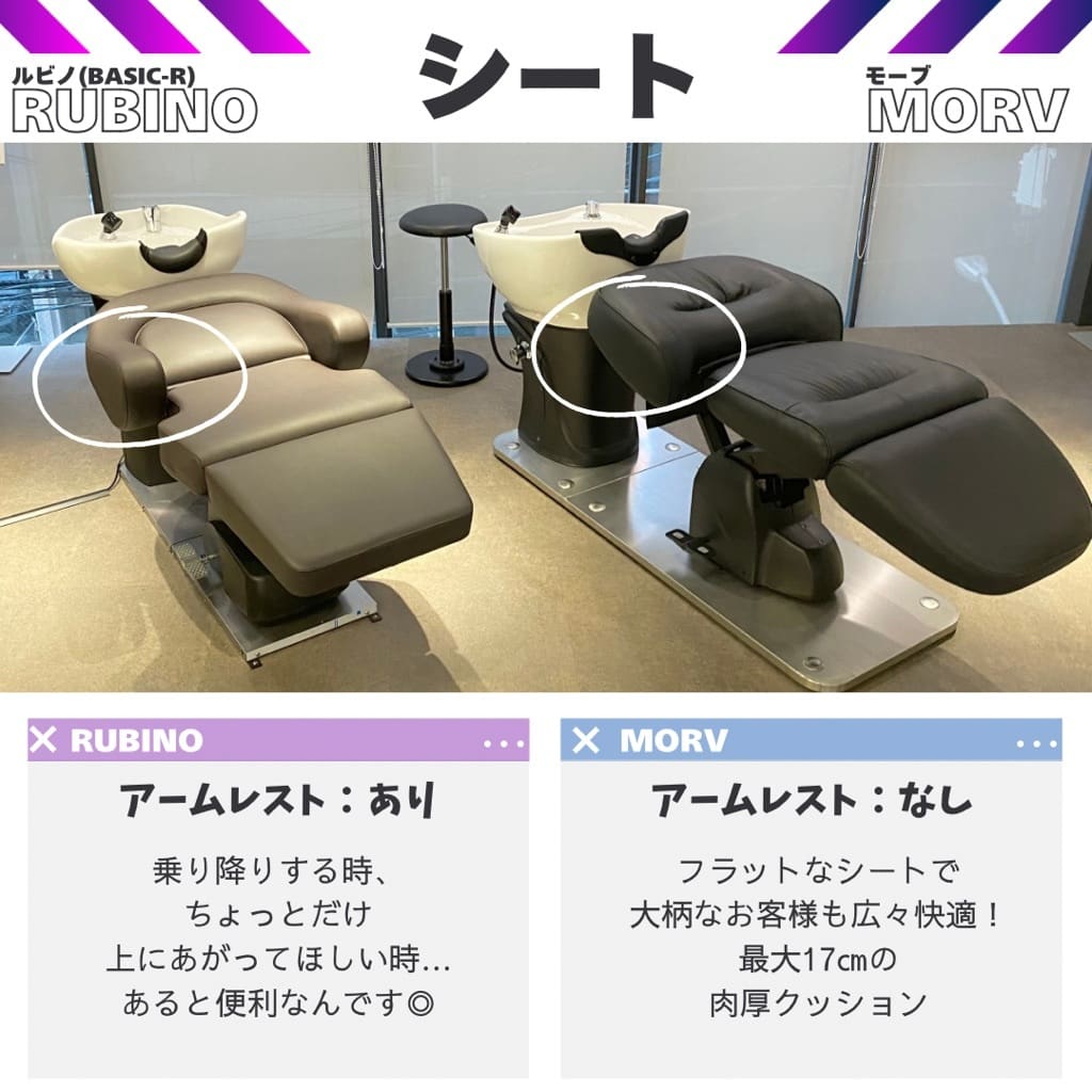 ビューティガレージ製『RUBINO（ルビノ） BASIC-R イスのみ 最高品質の